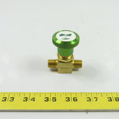 Nupro B-4HW2 Brass Shut-Off Valve 3/8" NPT