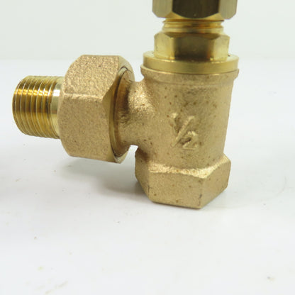 1/2" NPT Brass Flow Control Valve NEW