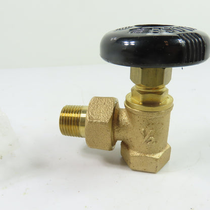 1/2" NPT Brass Flow Control Valve NEW