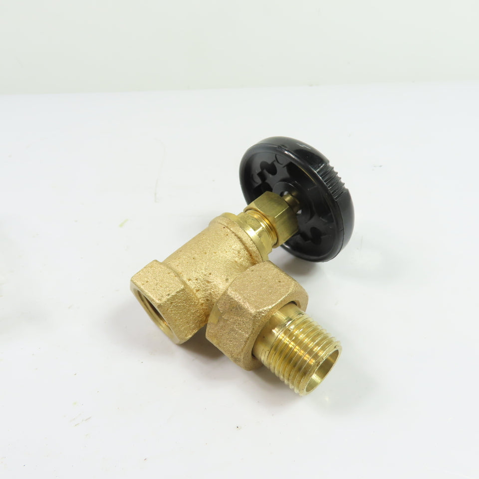 1/2" NPT Brass Flow Control Valve NEW