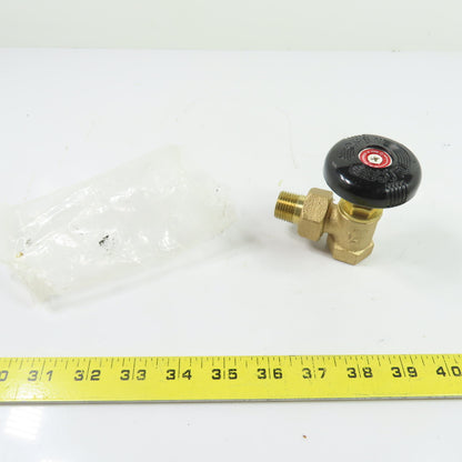 1/2" NPT Brass Flow Control Valve NEW