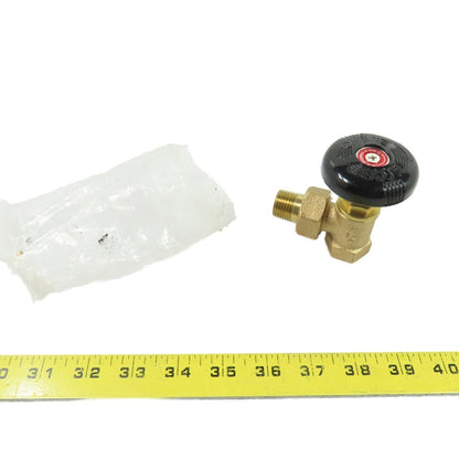 1/2" NPT Brass Flow Control Valve NEW