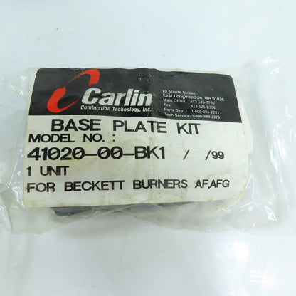 Carlin Base Plate Kit Assortment for Various Oil Burners Misc. Lot Of 5