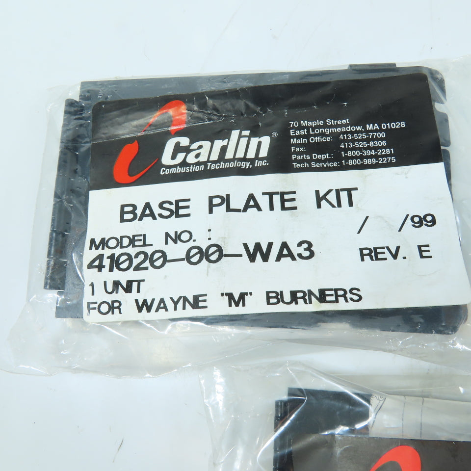 Carlin Base Plate Kit Assortment for Various Oil Burners Misc. Lot Of 5
