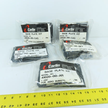 Carlin Base Plate Kit Assortment for Various Oil Burners Misc. Lot Of 5