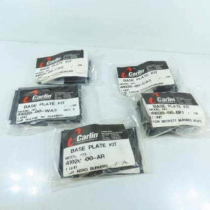 Carlin Base Plate Kit Assortment for Various Oil Burners Misc. Lot Of 5