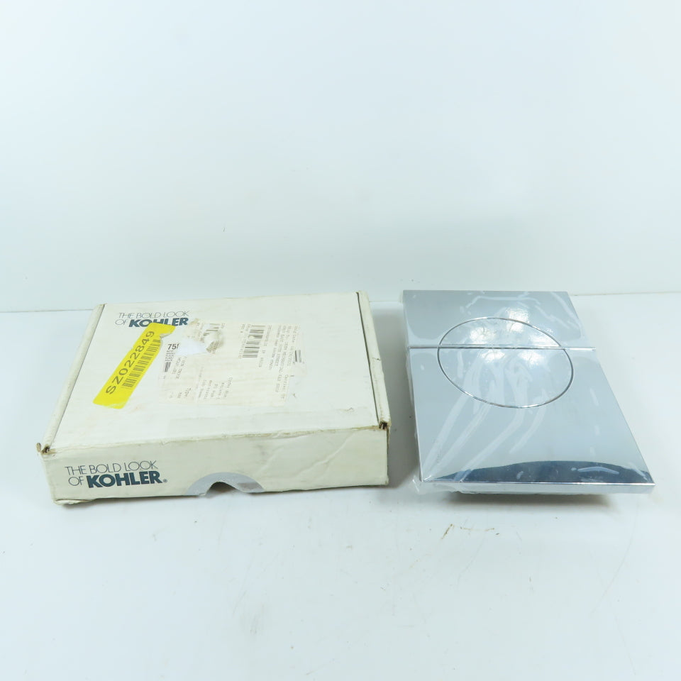 Kohler K-75891-CP Note Dual-Flush Toilet Actuator Plate Polished Chrome