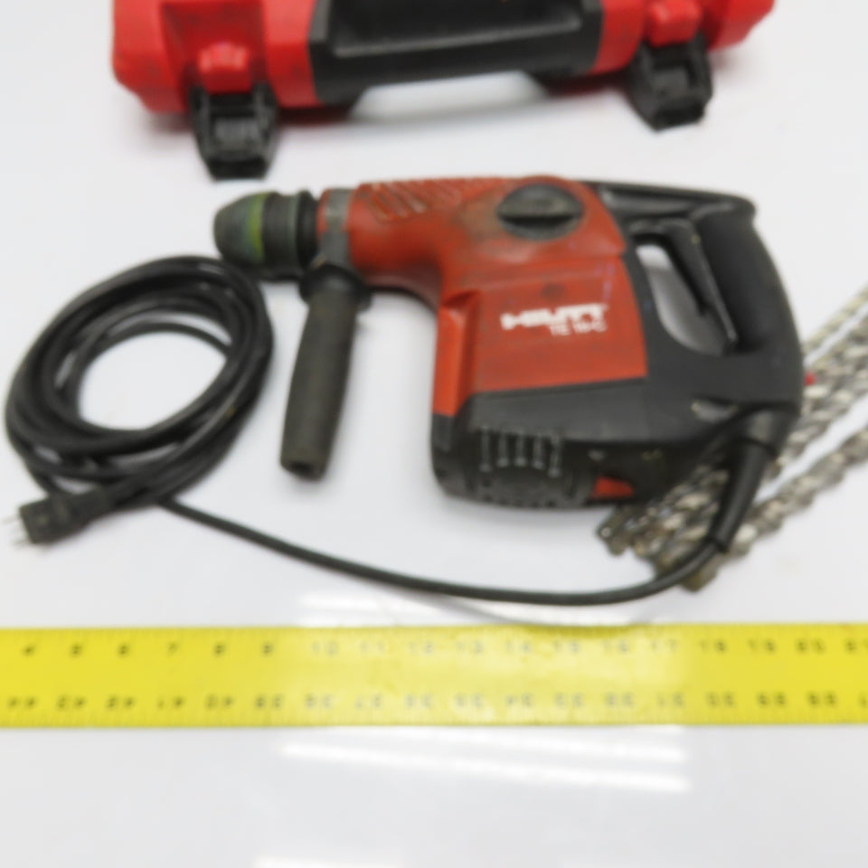 Hilti TE 16-C Corded SDS-Plus Rotary Hammer Drill w/ Case & Bits 120V