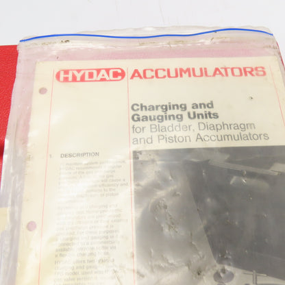 HYDAC N/A Accumulator Charging & Gauging Unit Kit 3500 PSI/250 Bar