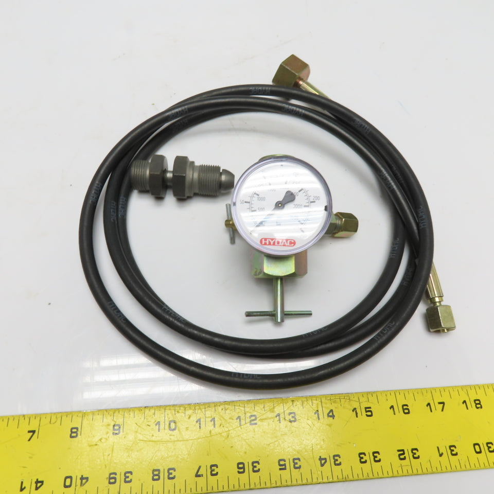 HYDAC N/A Accumulator Charging & Gauging Unit Kit 3500 PSI/250 Bar