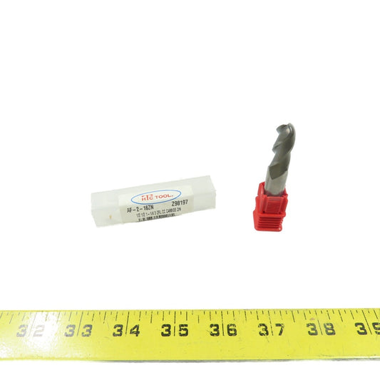 HTC Tool Z98197 AF-2-16ZN 1/2"x1/2"x1-1/4" 3-Flute Carbide End Mill ZrN 3"OAL
