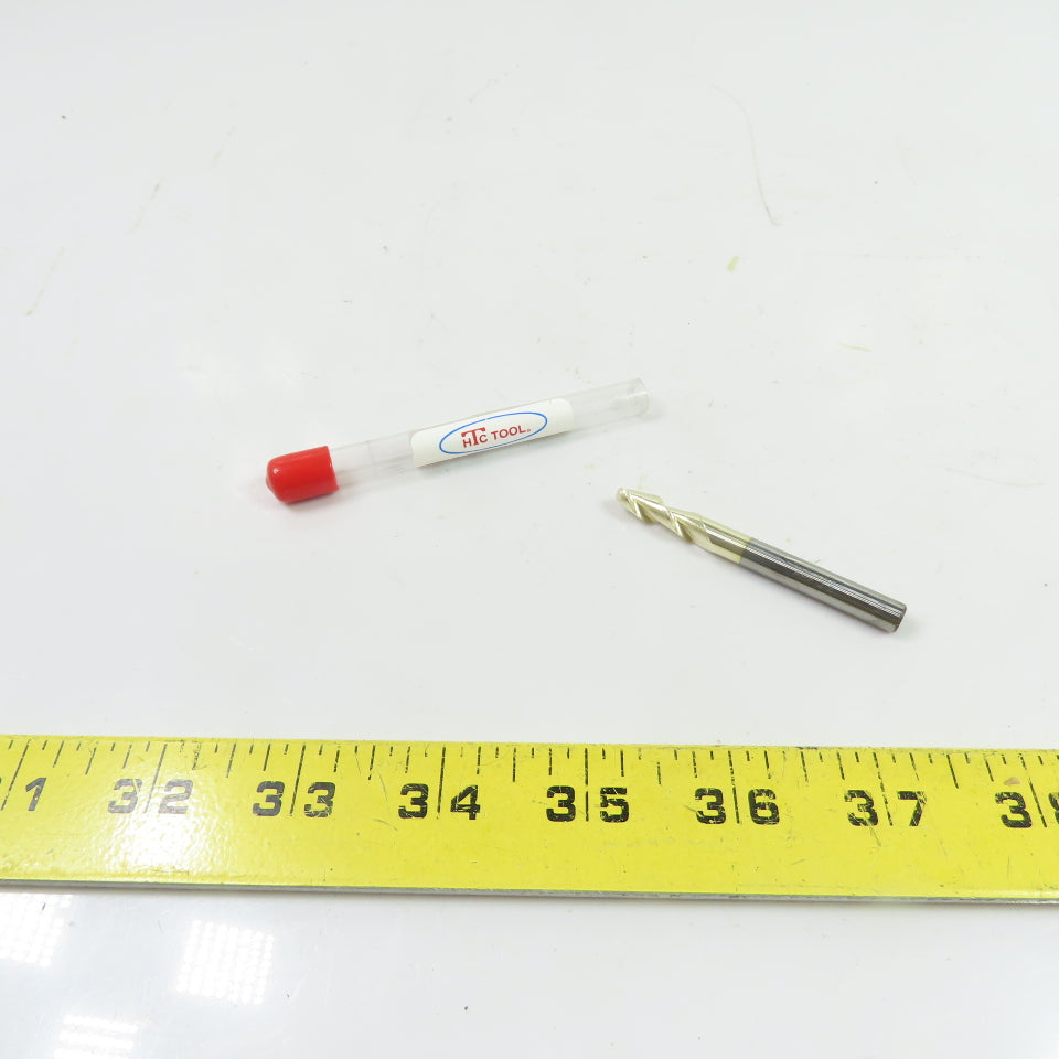 HTC Tool ARF-2-8ZN 1/4"x 1/4"x3/4" 2 Flute Carbide End Mill ZrN 2-1/2" OAL