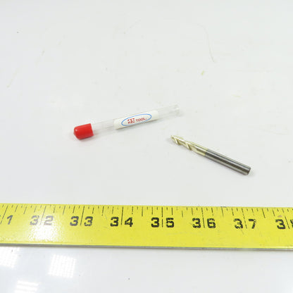 HTC Tool ARF-2-8ZN 1/4"x 1/4"x3/4" 2 Flute Carbide End Mill ZrN 2-1/2" OAL