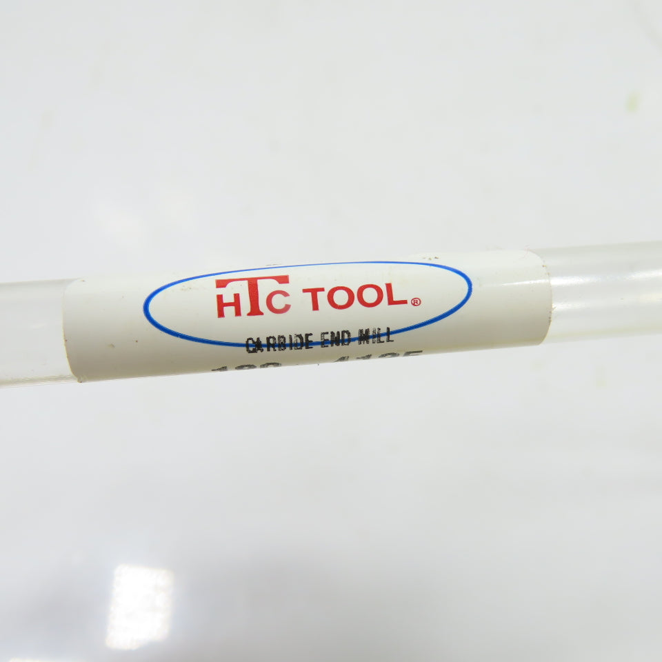 HTC 180-4125 1/8"x1/8"x1" 4-Flute Carbide End Mill AlTiN 3" OAL