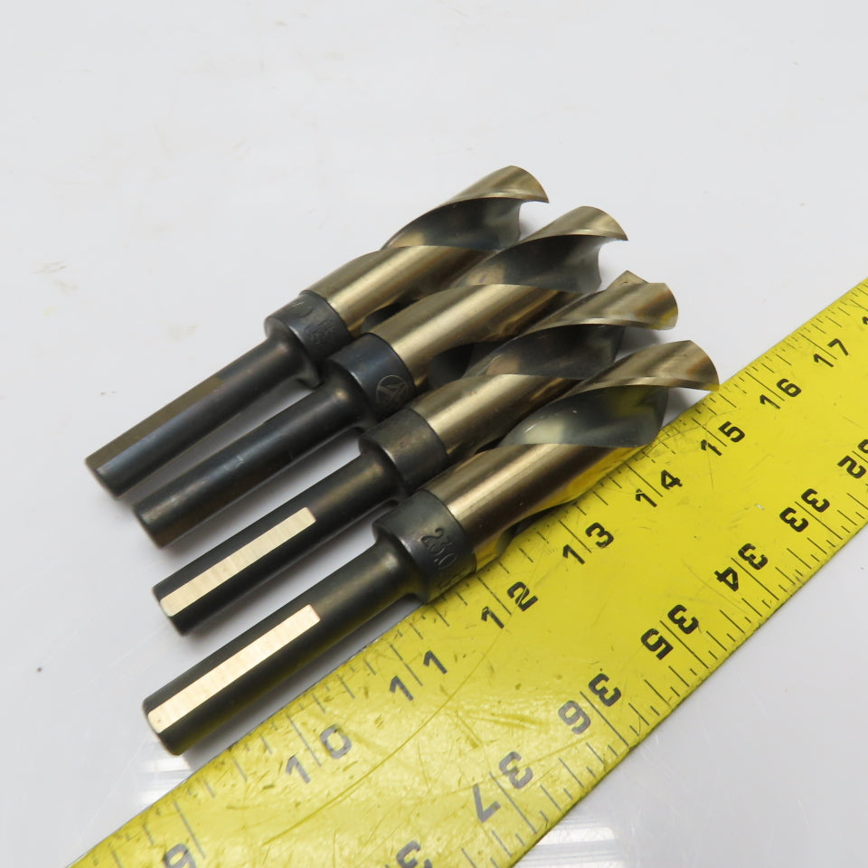 Kwik Cut A00107 4-Piece 1/2" Reduced Shank Metric Drill Bit Set 22-25mm