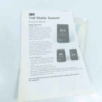 3M 718 Handheld Digital Static Sensor Meter
