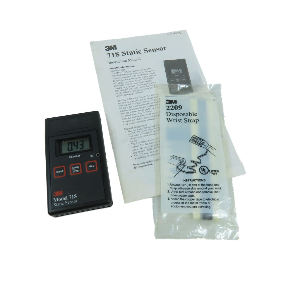 3M 718 Handheld Digital Static Sensor Meter