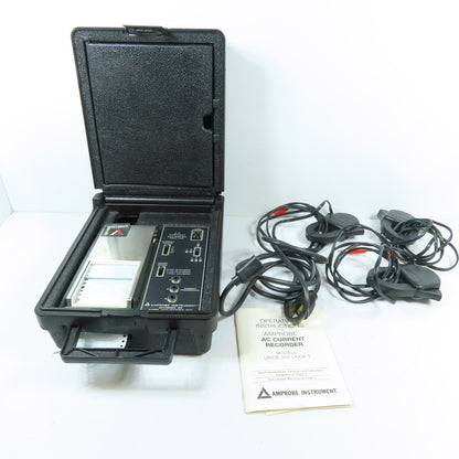 Amprobe AA3E 3-Channel AC Current Chart Recorder w/ Case & Transducers 115V