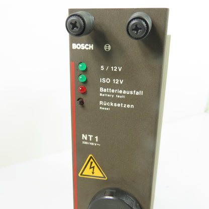 Bosch 1070071376-101 NT1 Power Supply Module 230/115V