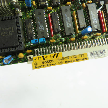 Bosch 1070077729-103 ZE300A CPU Board Module PLC Card