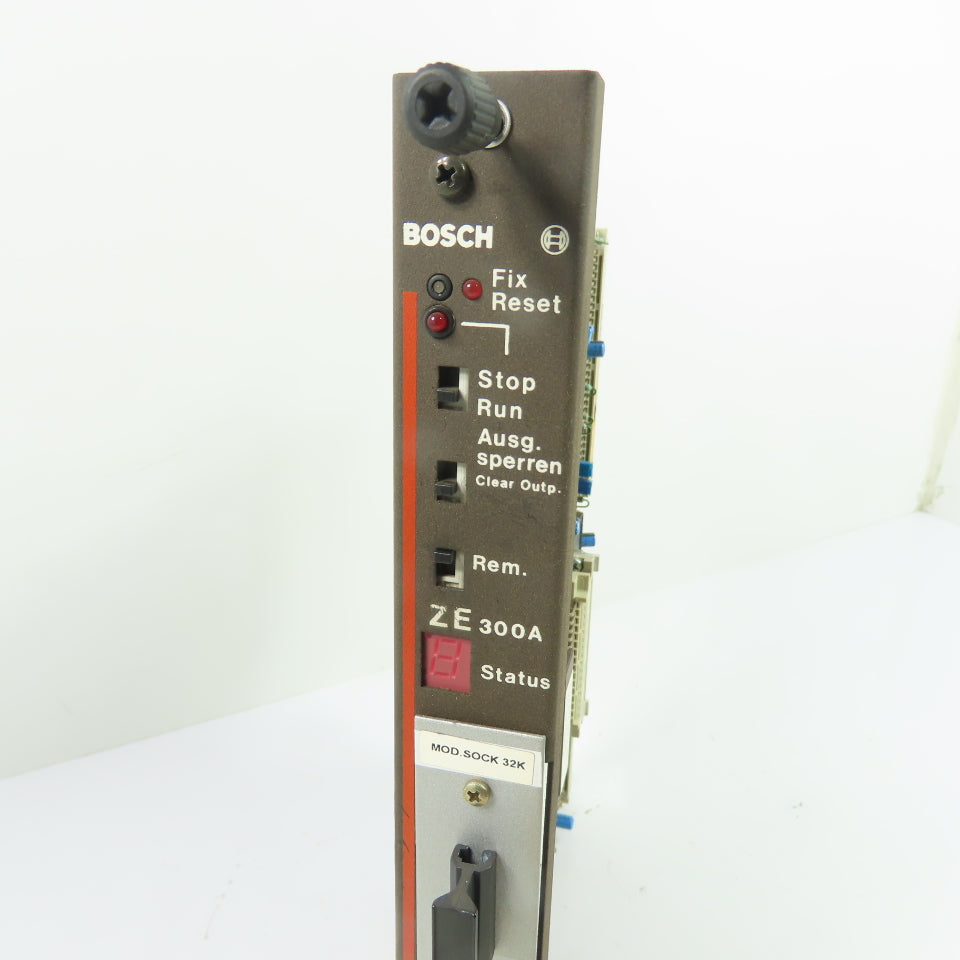 Bosch 1070077729-103 ZE300A CPU Board Module PLC Card