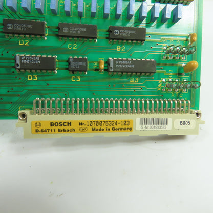 Bosch 075325-1017 1070075324-103 32-Point Digital Input Module 24VDC