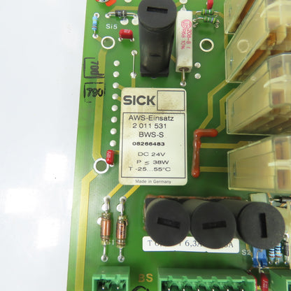 SICK 1009185 AWS1-131 Switching Relay Module Circuit Board Card 24VDC