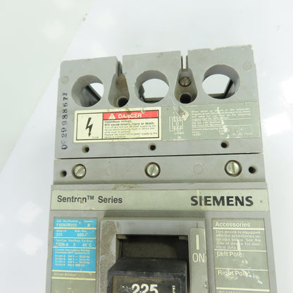 Siemens FXD63B225 225A 3-Pole Molded Case Circuit Breaker 600V