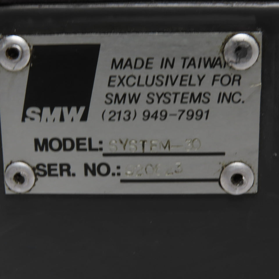 SMW Systems SYSTEM-30 CNC Indexer Rotary Table Controller Console