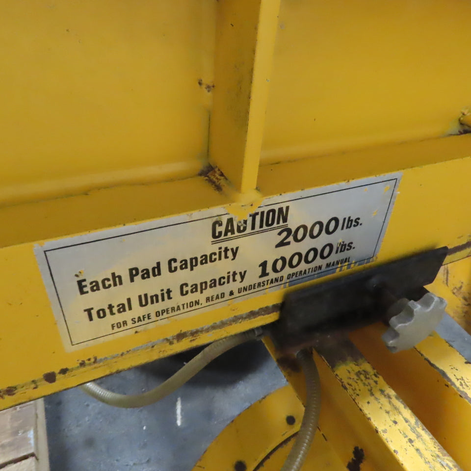 Univac 10000 lb 11' 5-Pad Overhead Vacuum Suction Lifter Spreader 1Ph 110V