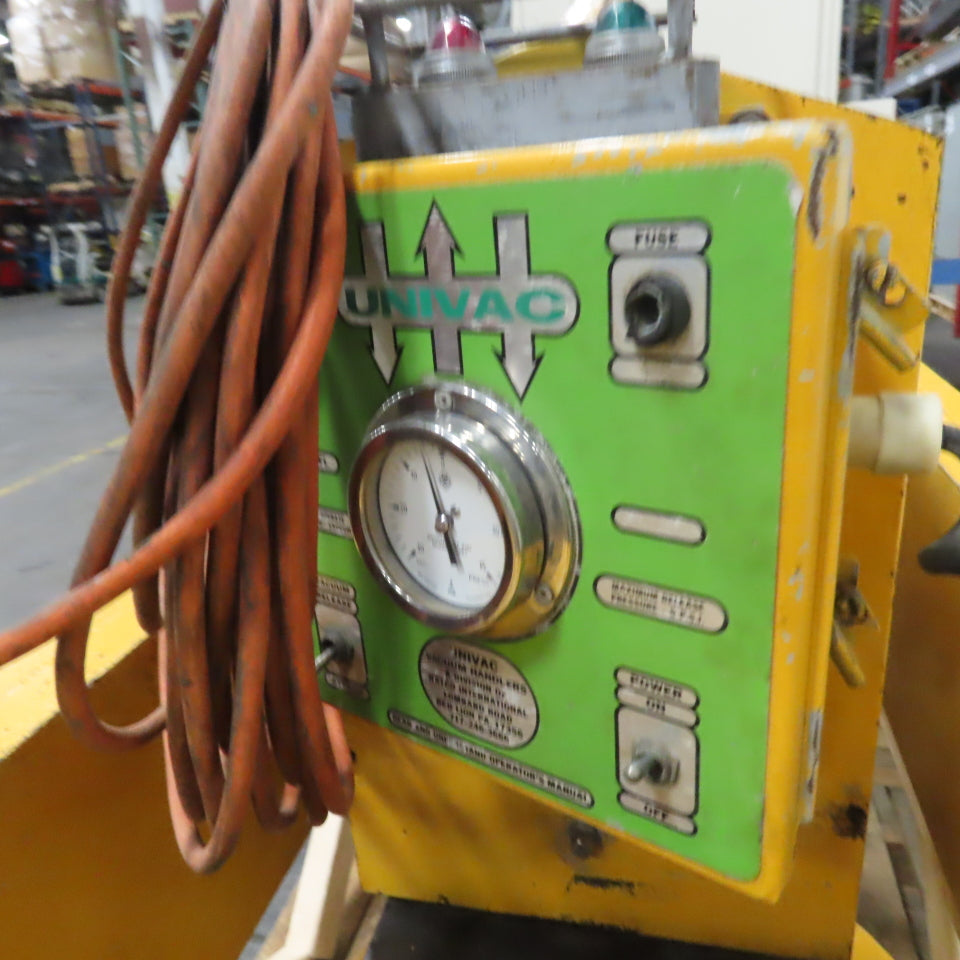 Univac 10000 lb 11' 5-Pad Overhead Vacuum Suction Lifter Spreader 1Ph 110V
