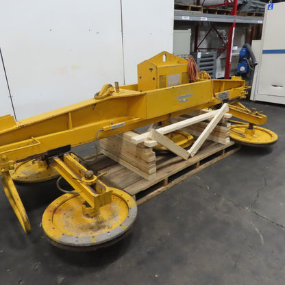 Univac 10000 lb 11' 5-Pad Overhead Vacuum Suction Lifter Spreader 1Ph 110V
