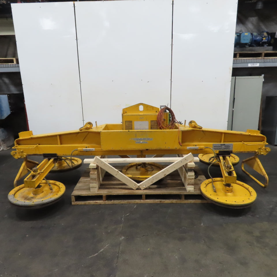 Univac 10000 lb 11' 5-Pad Overhead Vacuum Suction Lifter Spreader 1Ph 110V