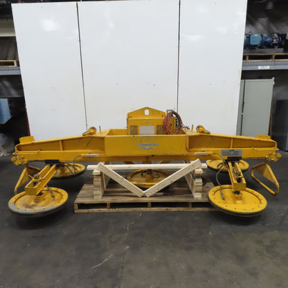 Univac 10000 lb 11' 5-Pad Overhead Vacuum Suction Lifter Spreader 1Ph 110V