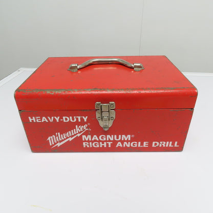 Milwaukee 0234-1 Magnum Hole-Shooter 1/2" Right Angle Drill Needs New Plug