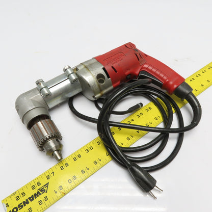 Milwaukee 0234-1 Magnum Hole-Shooter 1/2" Right Angle Drill Needs New Plug