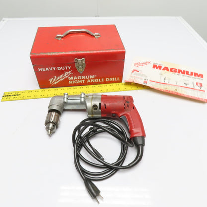 Milwaukee 0234-1 Magnum Hole-Shooter 1/2" Right Angle Drill Needs New Plug