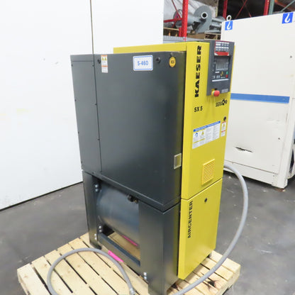 Kaeser Aircenter SX 5 5HP Rotary Screw Air Compressor 230/460V 3Ph W/Dryer 21CFM