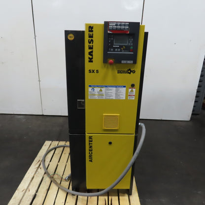 Kaeser Aircenter SX 5 5HP Rotary Screw Air Compressor 230/460V 3Ph W/Dryer 21CFM