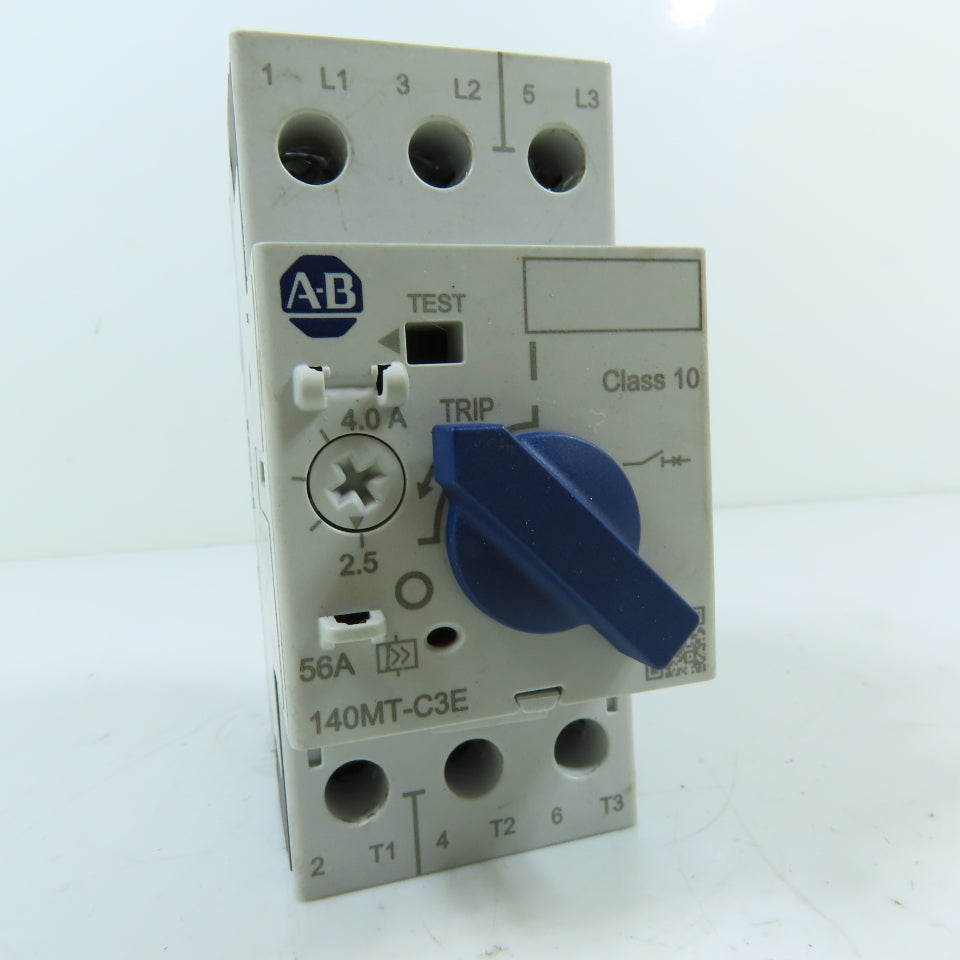 Allen-Bradley 140MT-C3E-B40 Motor Protection Circuit Breaker 2.5-4A 690V
