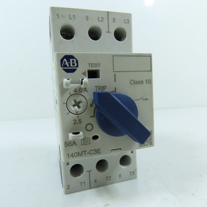 Allen-Bradley 140MT-C3E-B40 Motor Protection Circuit Breaker 2.5-4A 690V