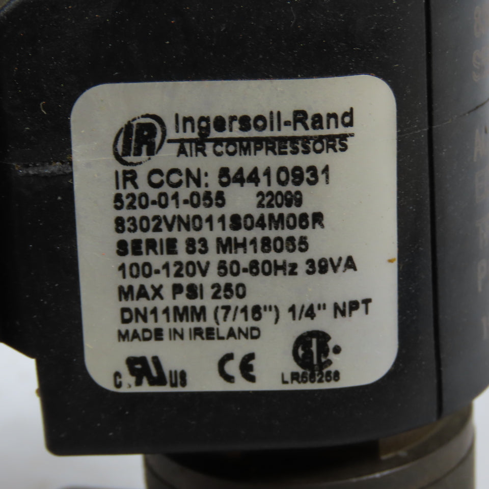 Ingersoll-Rand 520-01-055 1/4" NPT EDV Electronic Drain Valve 100-120V