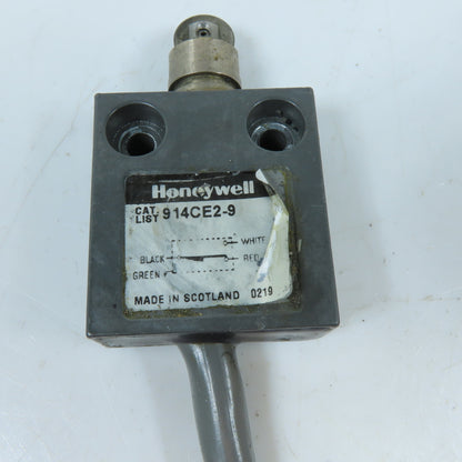 Honeywell 914CE2-9 SPDT Roller Lever Limit Switch 240VAC