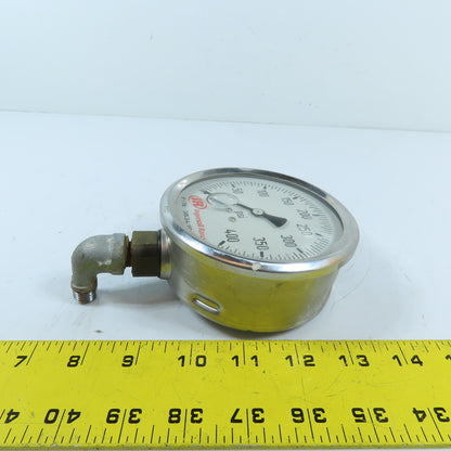 Ingersoll Rand 38341996 0-400 PSI Liquid-Filled Pressure Gauge 4" Dial