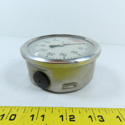 Ingersoll Rand 38341996 0-400 PSI Liquid-Filled Pressure Gauge 4" Dial