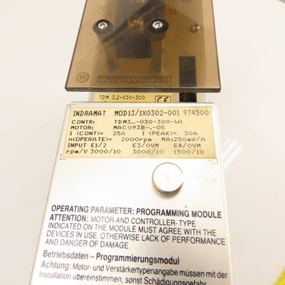 Indramat TDM 3.2-030-300-W1 AC Servo Controller Drive (Clean)