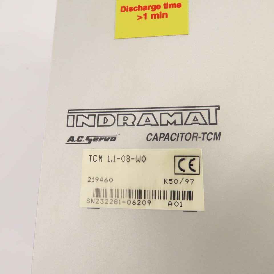 Indramat 219460 TCM 1.1-08-W0 AC Servo Capacitance Module 8mF