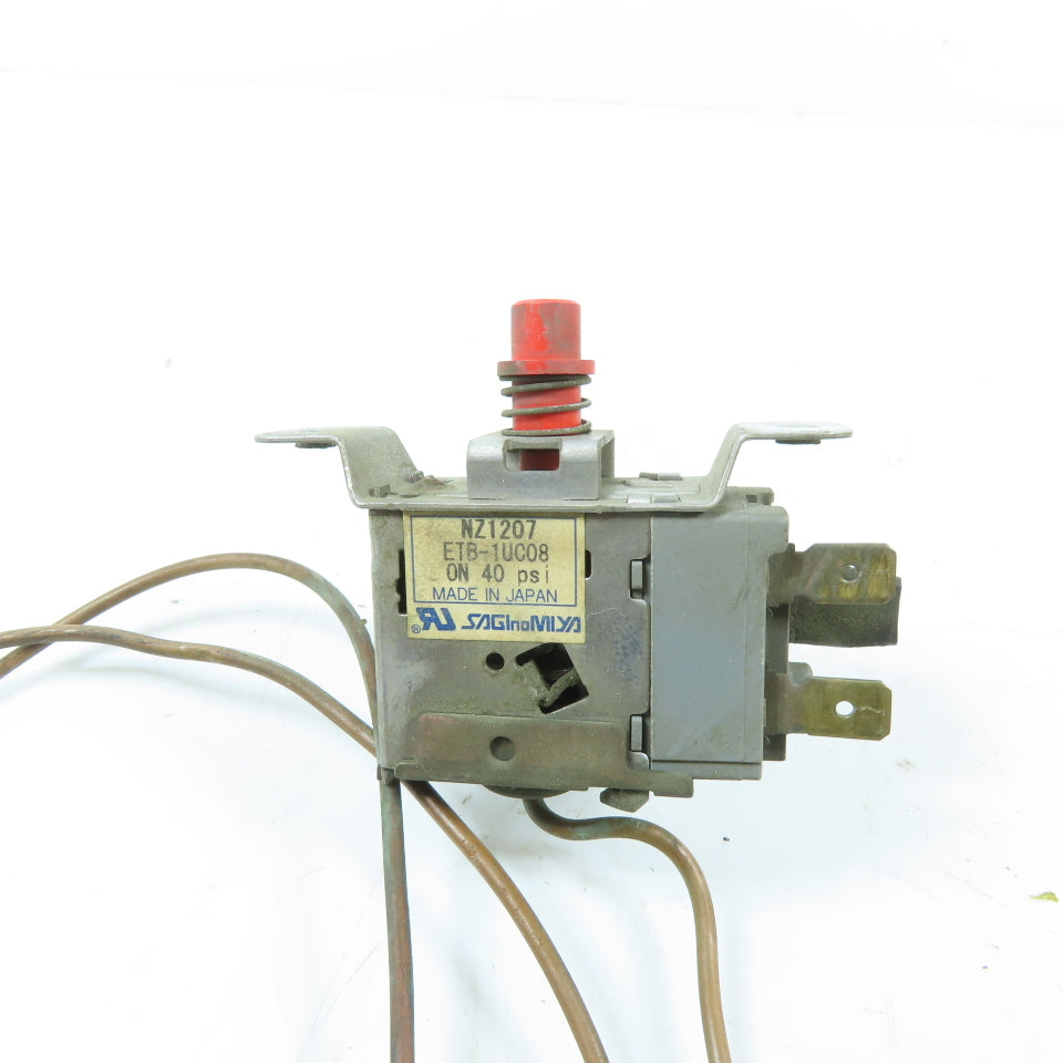 Saginomiya ETB-1UC08 NZ1207 Manual Reset Pressure Control Switch 40 PSI
