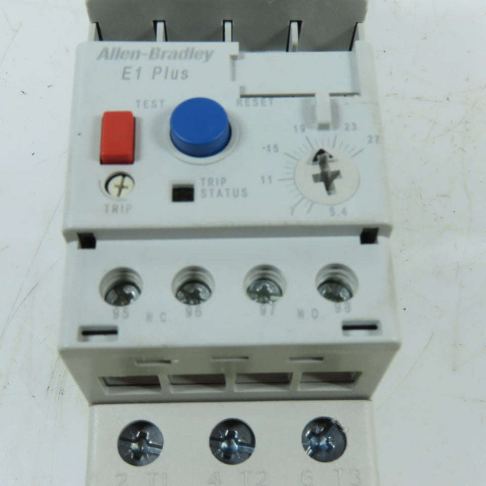 Allen Bradley 193-EEEB 100-C16*10 3-Pole Contactor Overload Relay 5.4-27A 110V