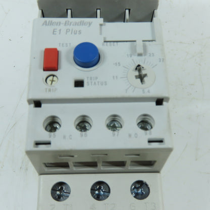 Allen Bradley 193-EEEB 100-C16*10 3-Pole Contactor Overload Relay 5.4-27A 110V